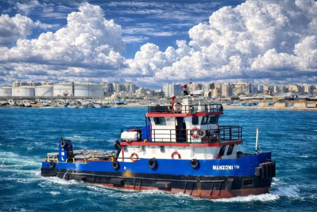 SENA SHIP DESIGN carried out the concept, Tender, Contract and basic design of the 16m TUG & SUPPLY BOAT MANZONI